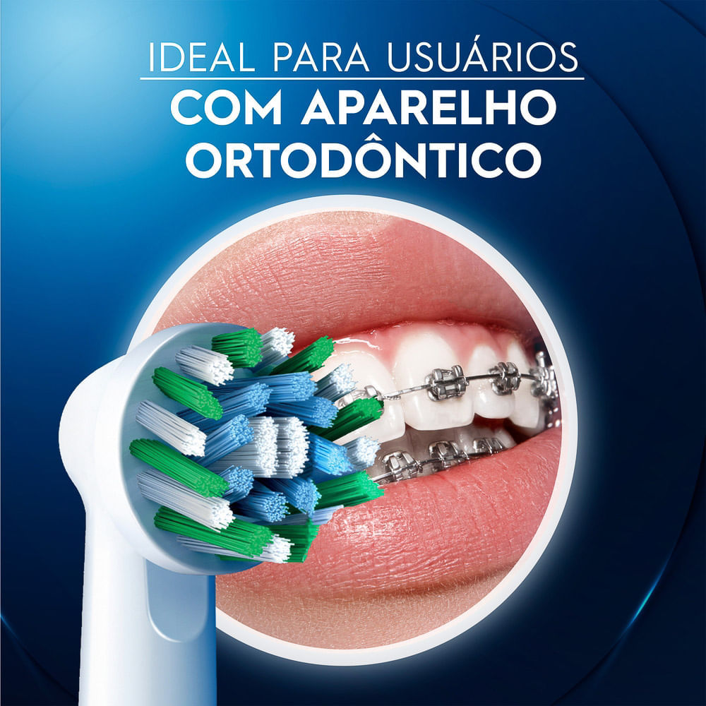 Detalhes do Refil para Escova Dental Elétrica Oral-B Precision Clean 4 Unidades