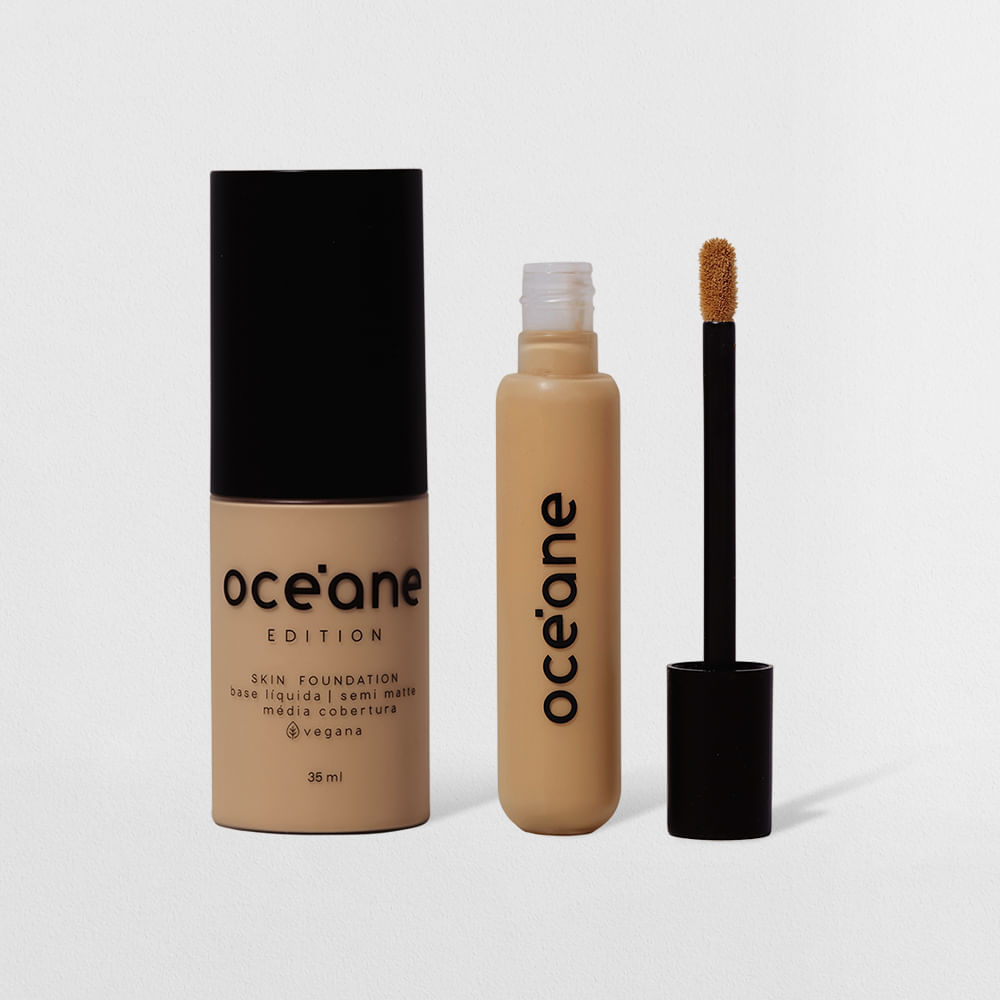 Kit Base Líquida 230l + Corretivo Medium Light Océane Edition (2 Produtos) em Oferta na Shopee