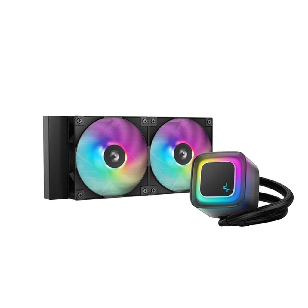 Water Cooler DeepCool LE 240 V2 RGB 240mm - (AMD / INTEL) - Preto - R-LE240-BKAMMC-G-2 em Oferta na Shopee
