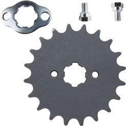 Pinhão de transmissão relação 20 dentes 428 CG125 CG150 CG160 Fan Titan Start Sport NXR125 NXR150 NXR160 Bros XRE190
