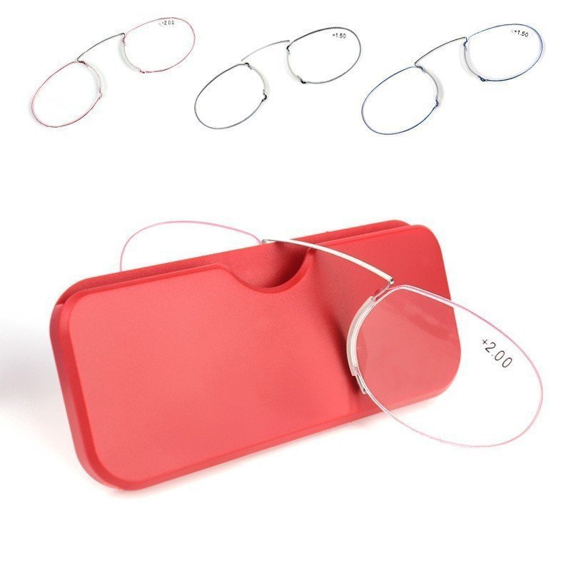 [Estoque Pronto] Mini Clip Portátil De Óculos De Leitura Sem Braço em Oferta na Shopee