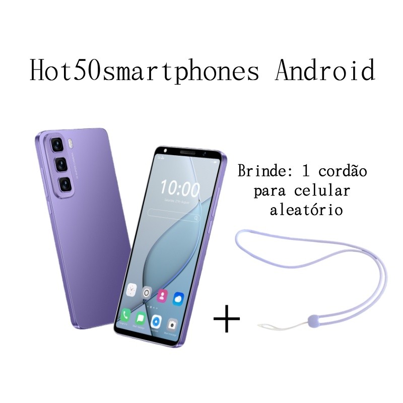 Hot50 Celular 18cm incell1 + 16GB Android 8.1 Smartphone + Presente