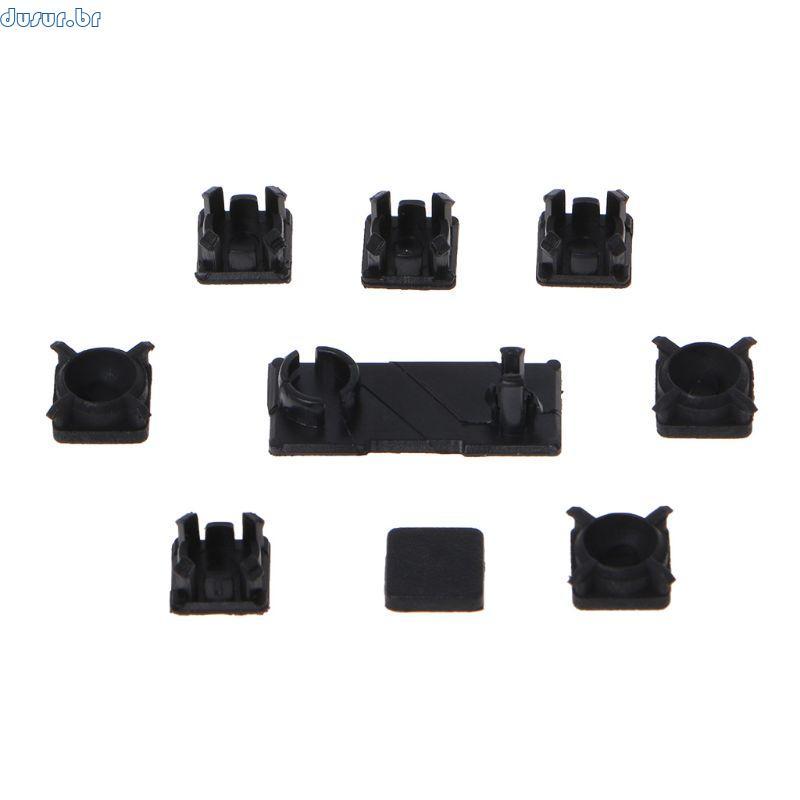 dusur9 1 Conjunto 9 Peças Giratória Parafuso Pés Almofada Capa Kit Repalcimento Para Console Fi