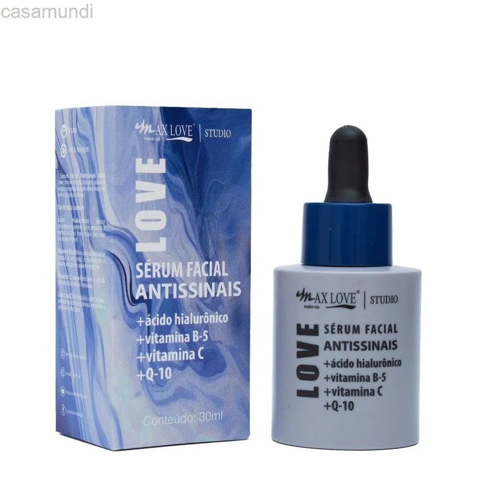 (V)✨ Sérum Facial Antissinais Vitamina C + Q10 Max Love – Firmeza, Luminosidade e RenovaçãoM1IF