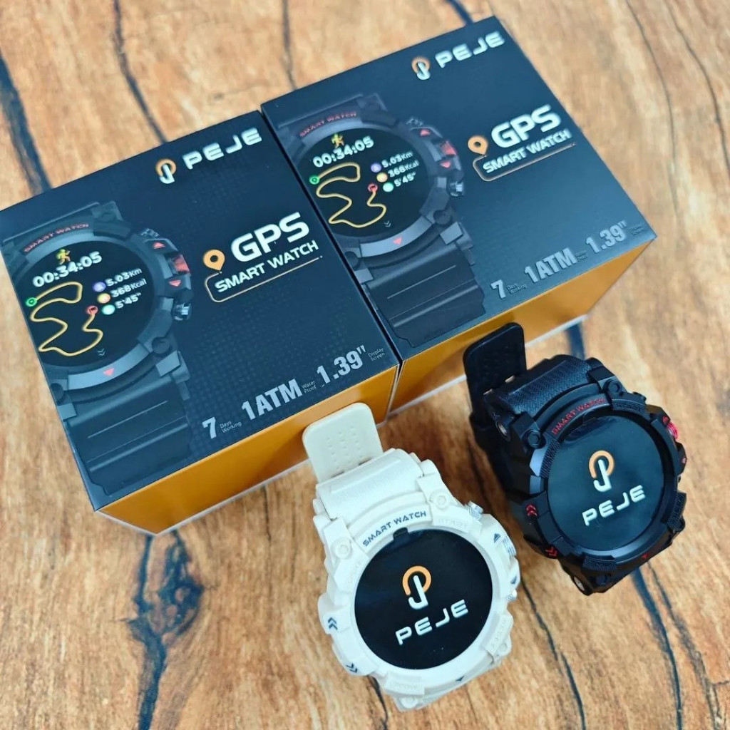 Smartwatch G01C Relógio Smartwatch PEJE 1.39" á Prova água 1ATM 300MAh com GPS integrado Lançamento
