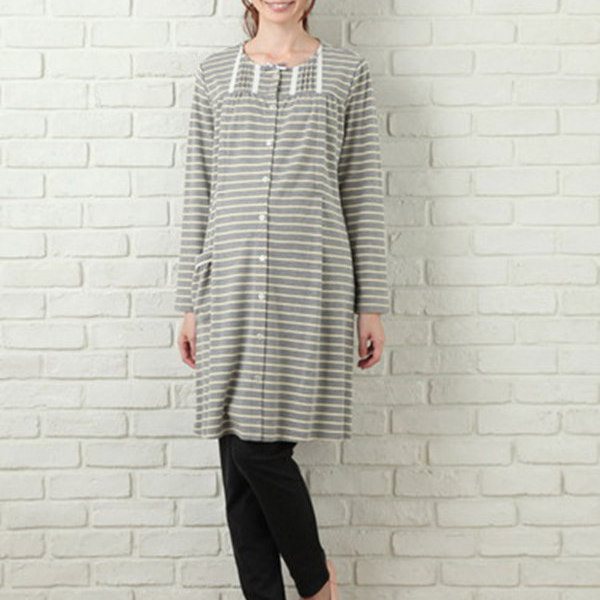 YF17 exportado para o japão primavera outono manga comprida maternidade Homewear terno de enfermagem roupas de confiname