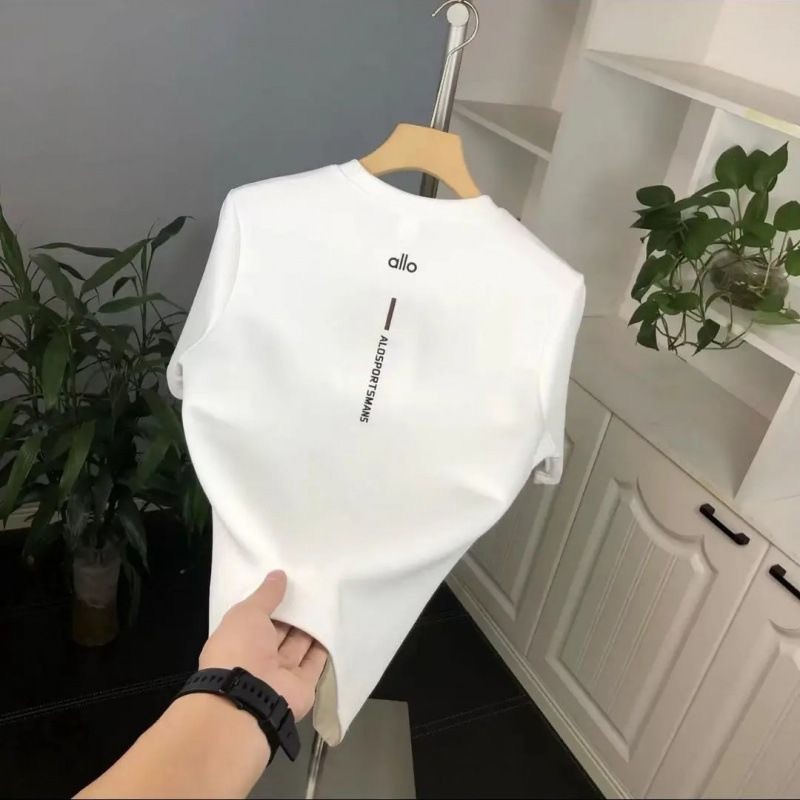 Novo estilo masculino puro algodão de manga curta camiseta moda masculina branco nacional na moda impresso em torno do p