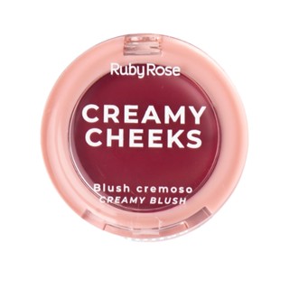 Blush Creamy Cheeks - Hbm02- Ruby Rose em Oferta na Shopee