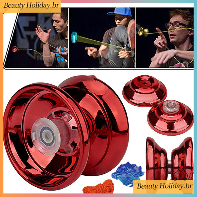 Yoyo Profissional De Alumínio Leve Para Crianças E Iniciantes . Metal Yo YOS Adultos Com Acessórios