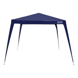 Tenda Gazebo Azul Polietileno 3x3 Metros Desmontável Camping Praia Pésca Usd Azul-marinho