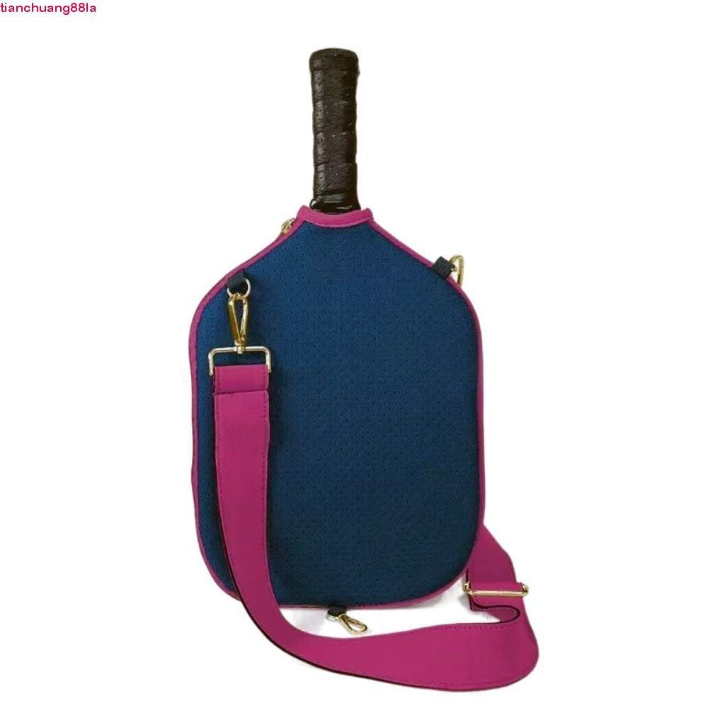 Capas Para Remo De Pickleball TIANCHUANG , Suporte Com Zíper , Alça De Ombro Único , Manga Raquete