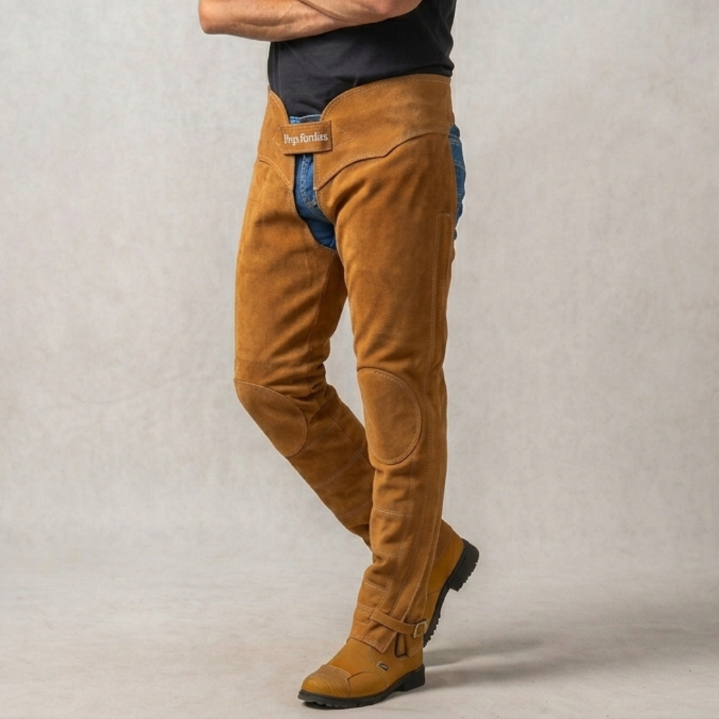 perneira  calça de couro nobunk vaquejada vaqueiro em Oferta na Shopee