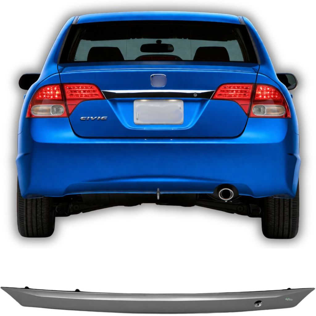 Friso Tampa Mala Para Honda Civic 2007 2008 2009 a 2011 Cromado