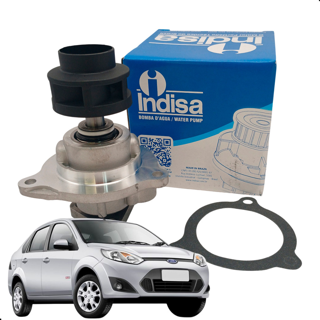 Imagem Bomba D'água Ford Ka Fiesta Ecosport 1.0 1.6 8v Zetec Rocam 1999 A 2012