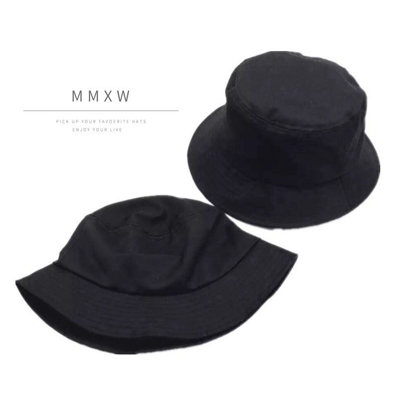 Bigbang GD mesmo estilo preto balde chapéu bacia chapéu masculino feminino versão coreana INS na moda chapéu Casual All-