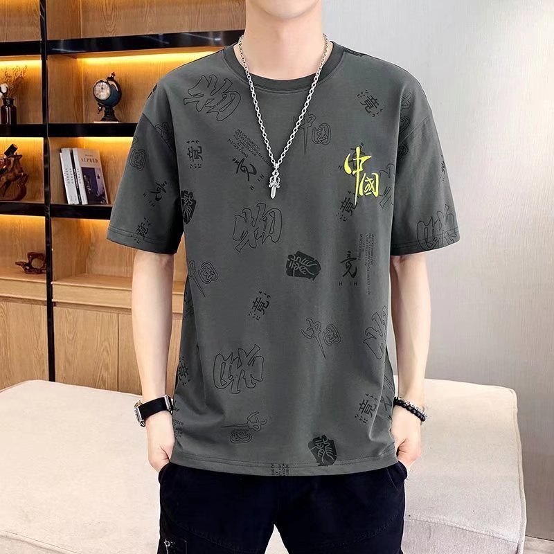 Roupas masculinas trabalho resistente ao desgaste roupas verão gelo seda manga curta camiseta masculina canteiro de obra