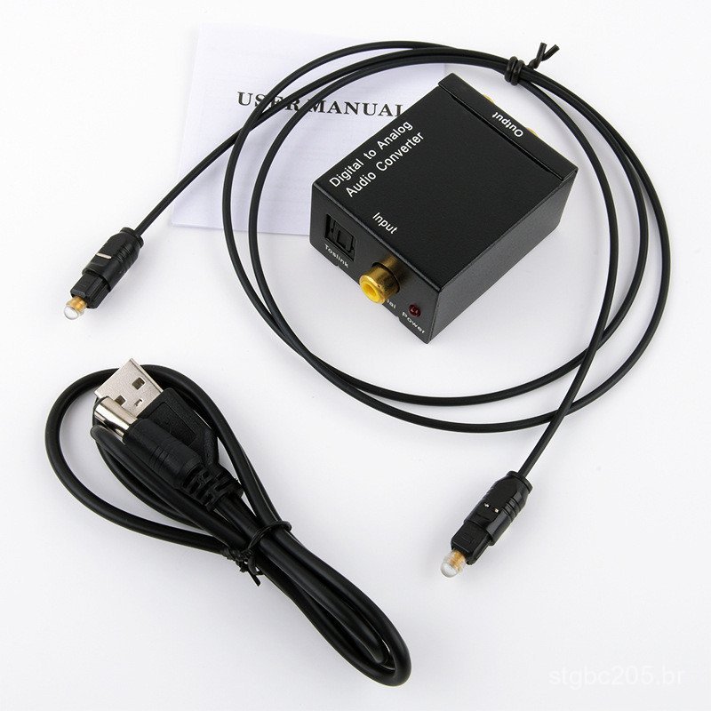 Especial em Conversores Digital-analógico, Conversores de Áudio Coaxial Digital e Conversores de Áudio de Fibra Ó — R$ 149,96 em Shopee, 12% OFF
