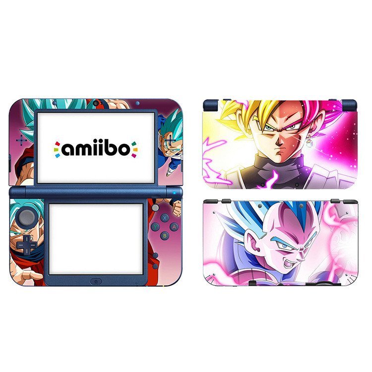 Adesivos da série completa do 3DS, adesivos da série completa do NDS, Naruto, Dragon Ball, Goku, One Piece, Luffy, Tokyo