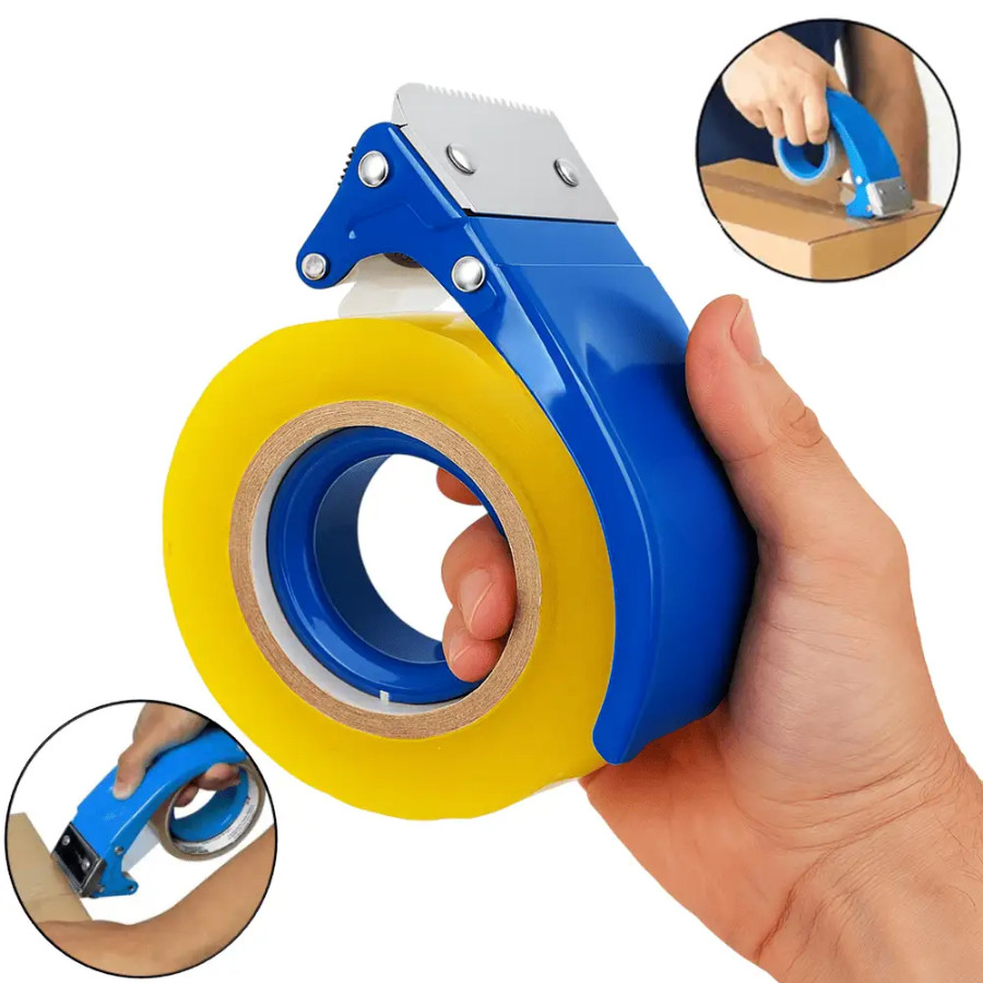 Aplicador Metal De Fita Adesiva Larga 50mm - De 50m À 300m