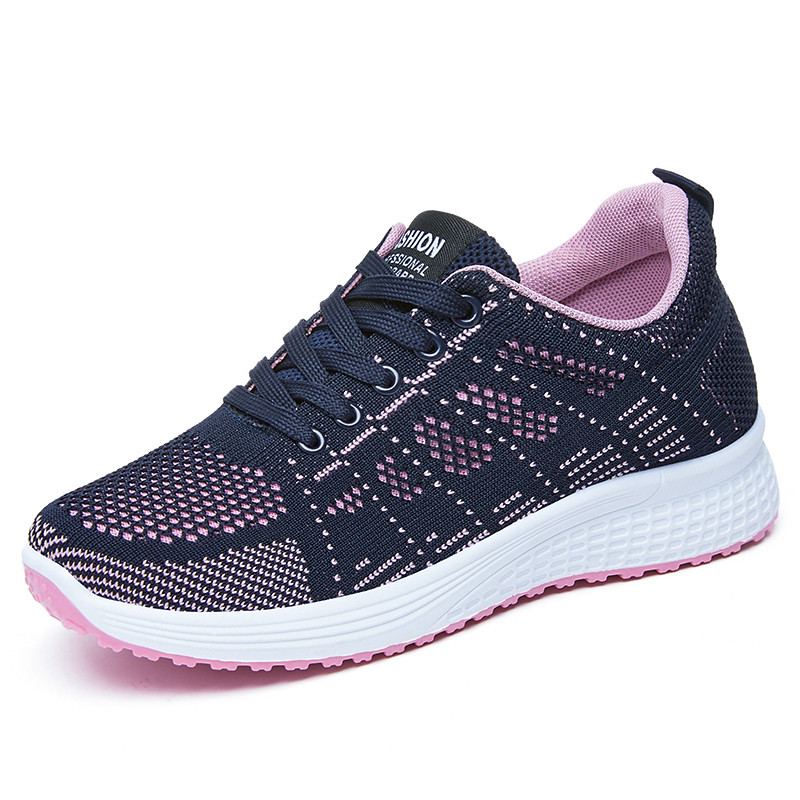 Sapatos femininos novo estilo sapatos femininos de sola macia respirável sapatos casuais entrega de uma peça na moda sap
