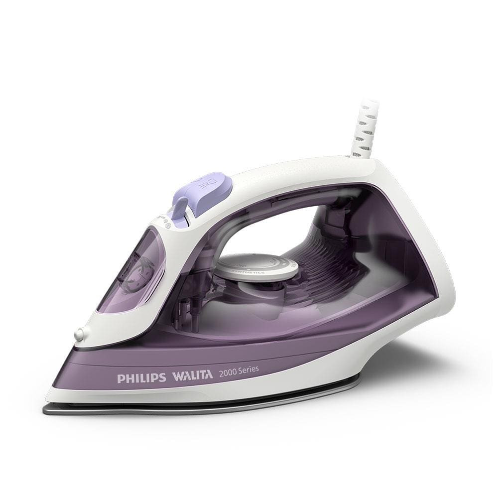 Ferro de Passar a Vapor Srie 2000 DST2020 Base Cermica Reservatrio 250ml Philips Walita