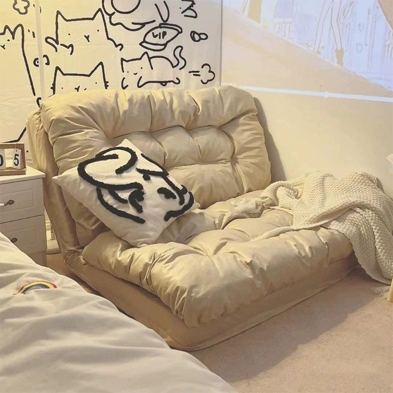 Sofá preguiçoso Tatami quarto pequeno sofá pequeno apartamento sala de estar sofá cadeira pode dormir pode deitado diári