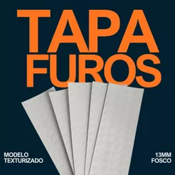 Kit 03 Cartelas Tapa Furo Tx Branco 13mm 150 Adesivos Móveis