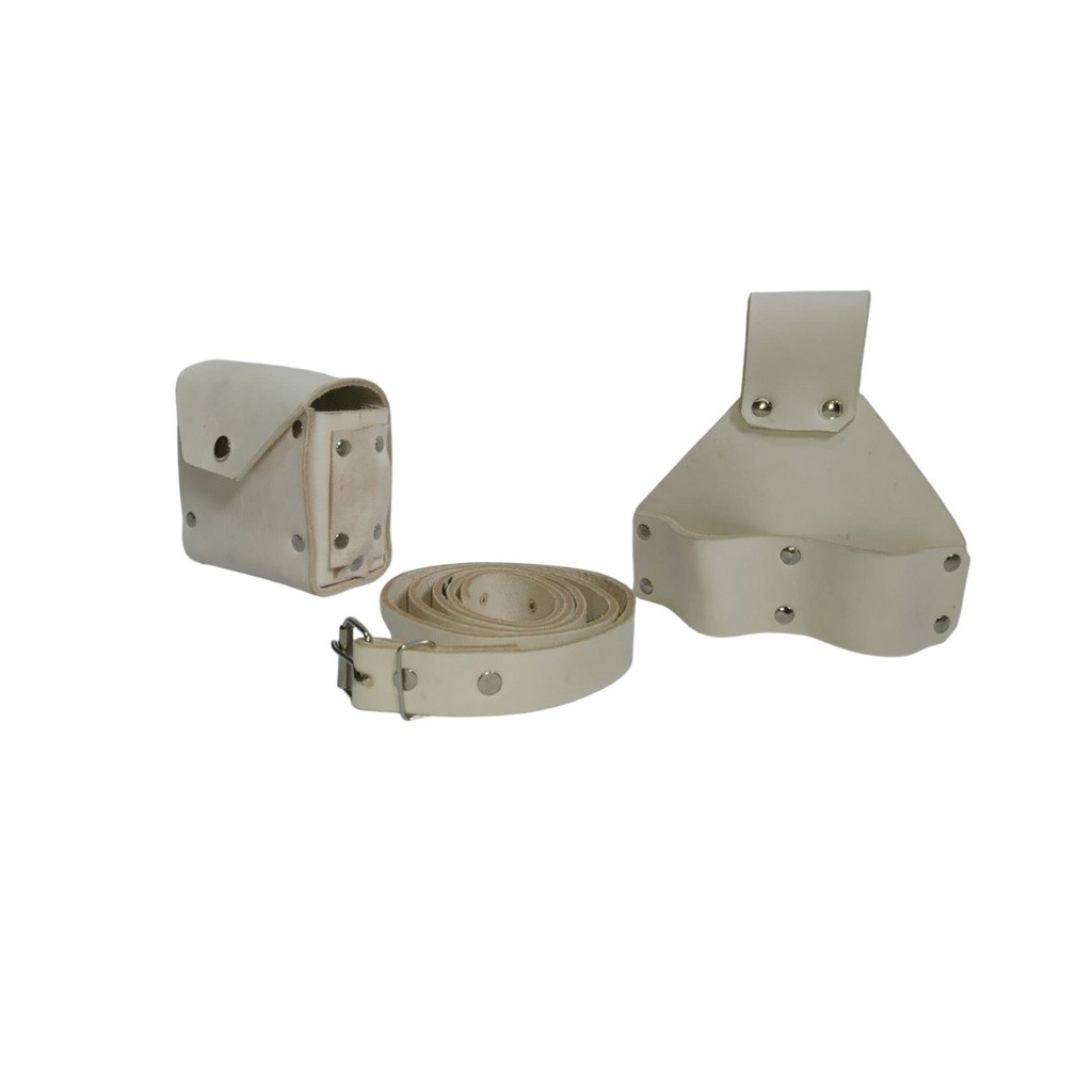 Cartucheira Porta Ferramentas De Couro Para Ferramentas