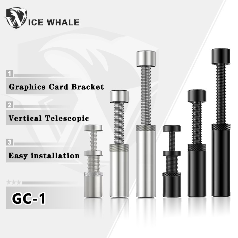 ICE Whale GC-1 Placa Gráfica GPU Suporte Vertical Telescópico Rotativo Magnético Para De Vídeo