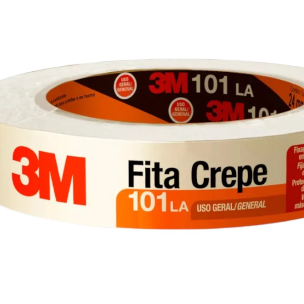 Detalhes do Fita crepe 24 mm x 50 m - 101 LA - 3M