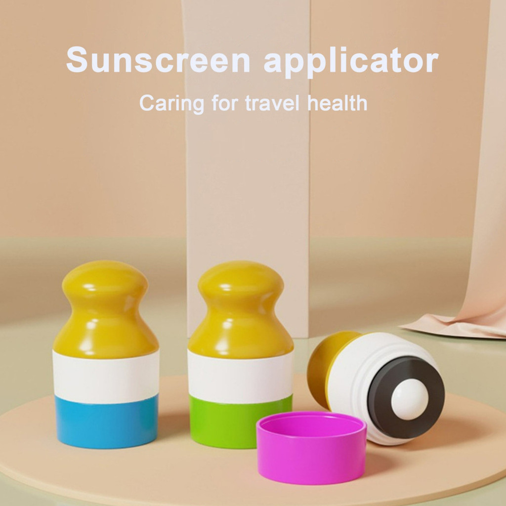 Aplicador De Protetor Solar Garrafa De Bola De Loção De Protetor Solar Recarregável Portátil 100ML em Oferta na Shopee