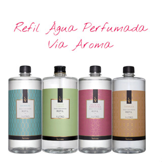Água Perfumada Roupas Tecidos E Lençol Via Aroma Refil 1l em Oferta na Shopee