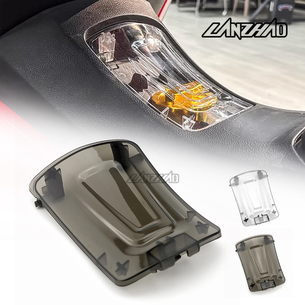 Para Yamaha NMAX v2 Transparente Tampa Do Tanque De Gás Combustível Plástico ABS Fácil Instalação