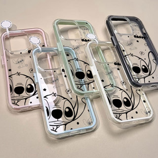 Capa de celular para iPhone 17 16 15 14 13 11 Xs Max Pro Air XR Capinha transparente 2 em 1 com ponto feliz Caso em Oferta na Shopee