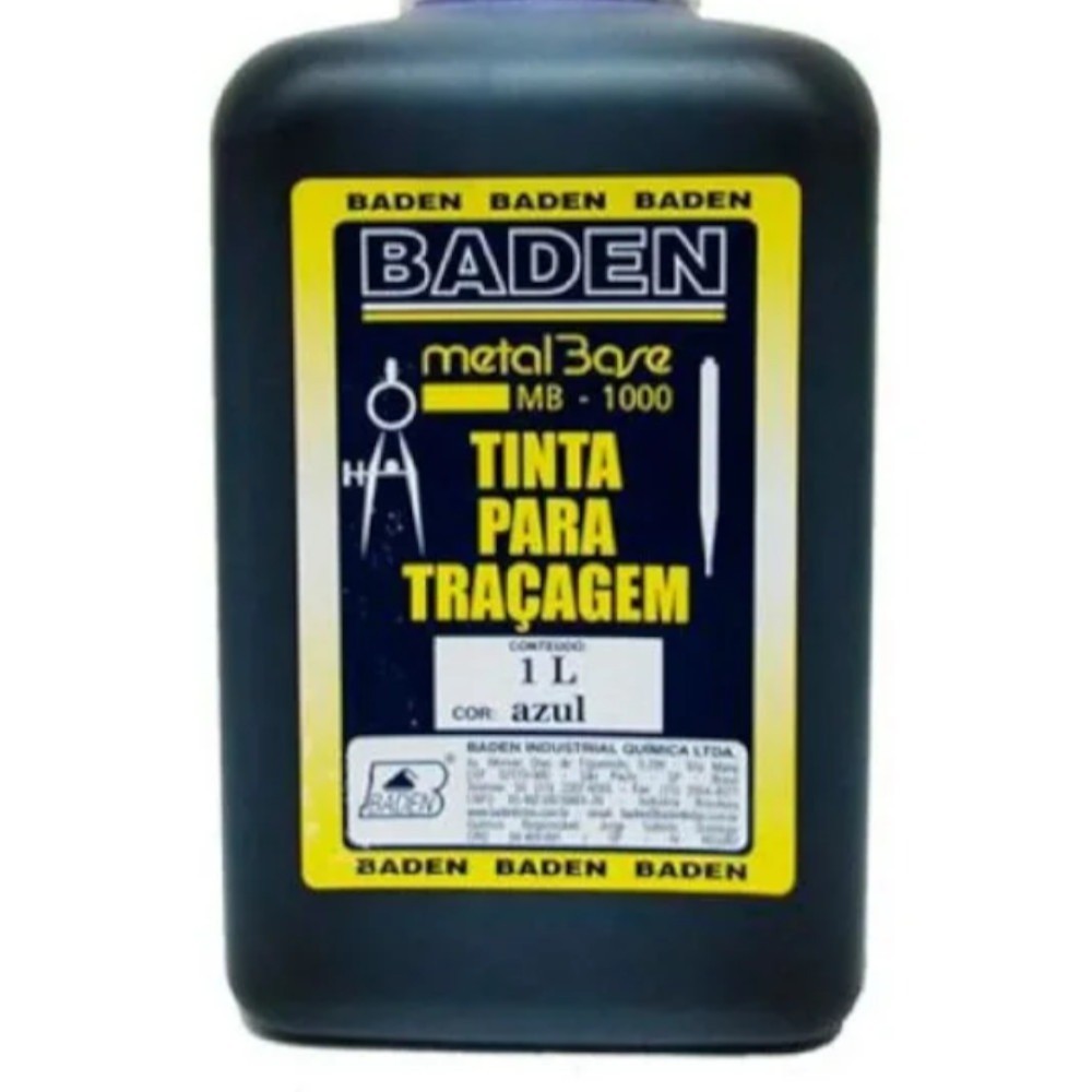 Detalhes do Tinta para traçagem e riscagem 1 litro - MB1000 - Baden