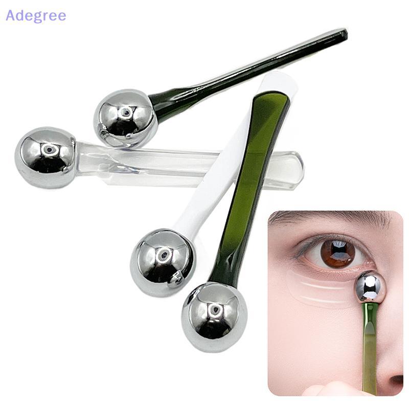 Adegree Rolo De Ponta Dupla Massagem Vara Creme Para Os Olhos Aplicador Espátula Cosmética Anti Rugas Colher Facial Liga