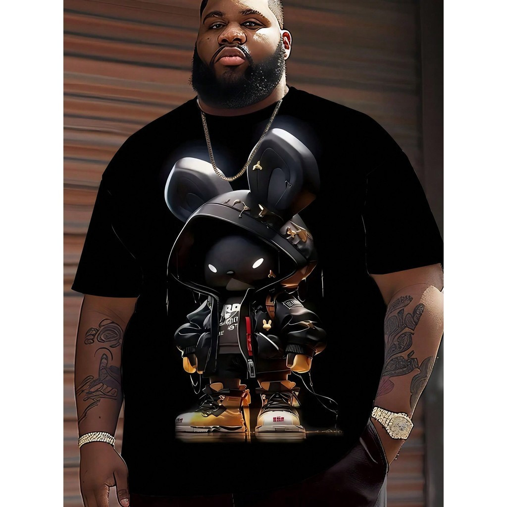 [Camiseta Premium em Algodão Puro]GXG Camiseta Plus Size 100% Algodão Moda Streetwear G1 ao G5 Lançamento Super Promoção