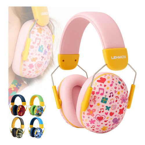Abafador De Ruido Ajustavel Infantil  Autista Fone Tea Camuflado Verde