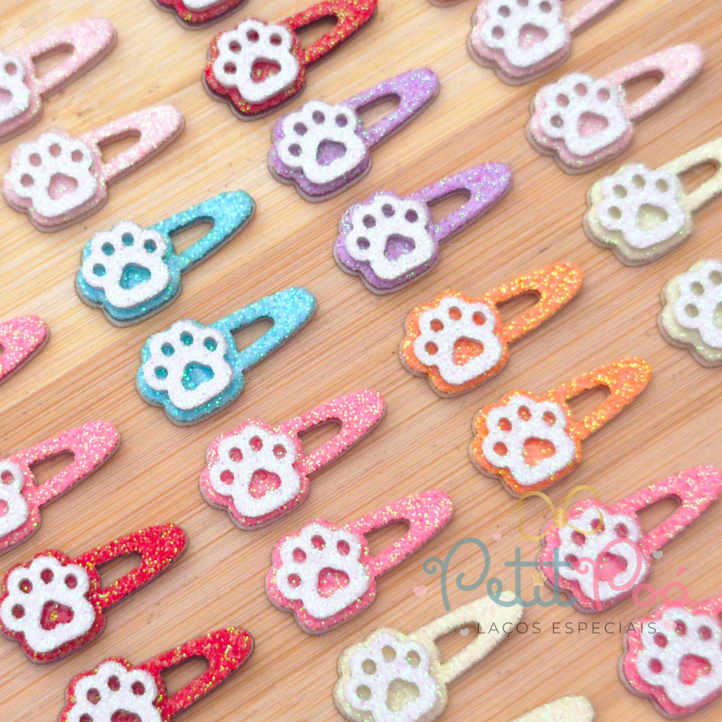 ADESIVO PET MINI TIC-TAC PATINHAS - BANHO E TOSA (30 UNIDADES)