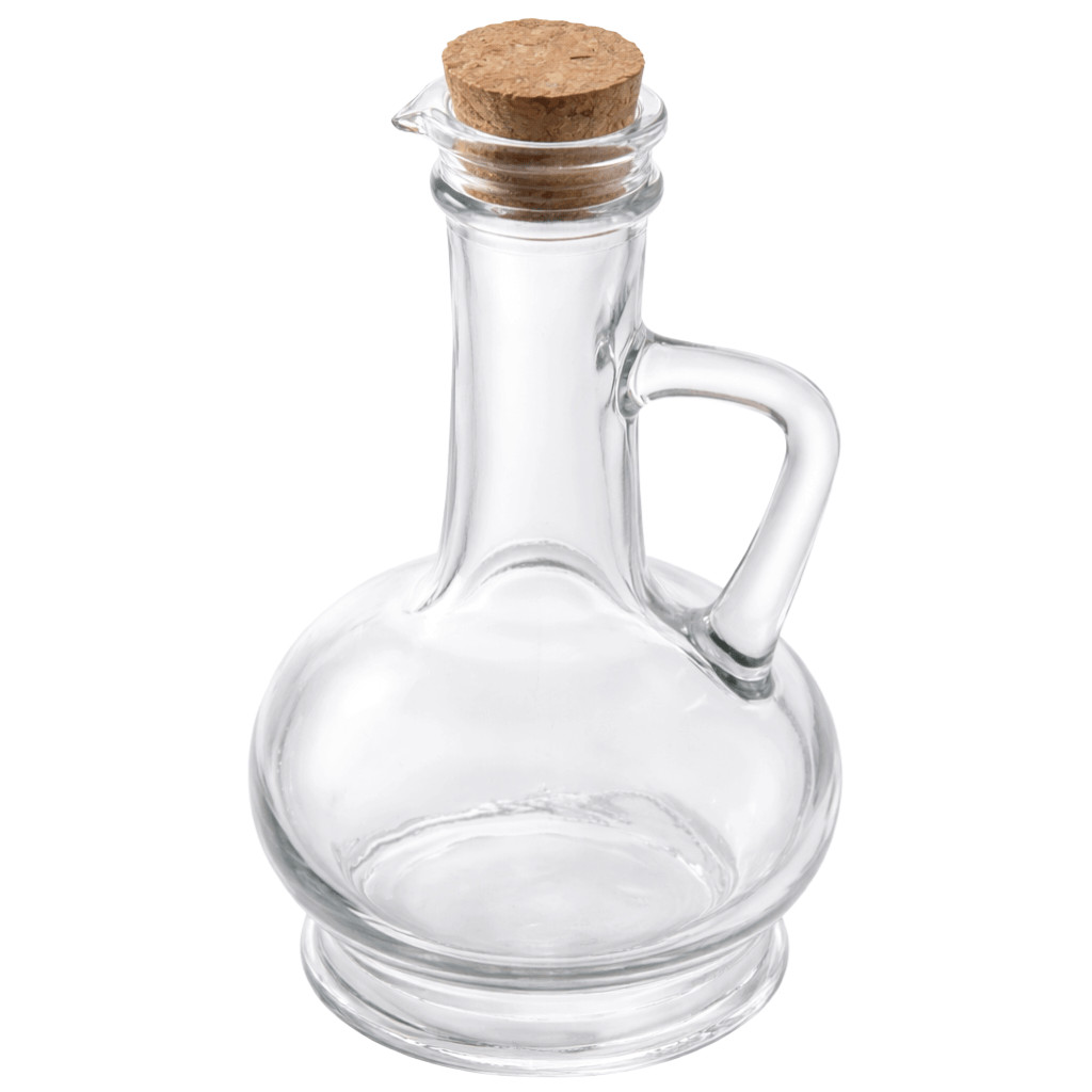 Porta Azeite/Óleo Galheteiro 230ML de Vidro com Tampa de Rolha