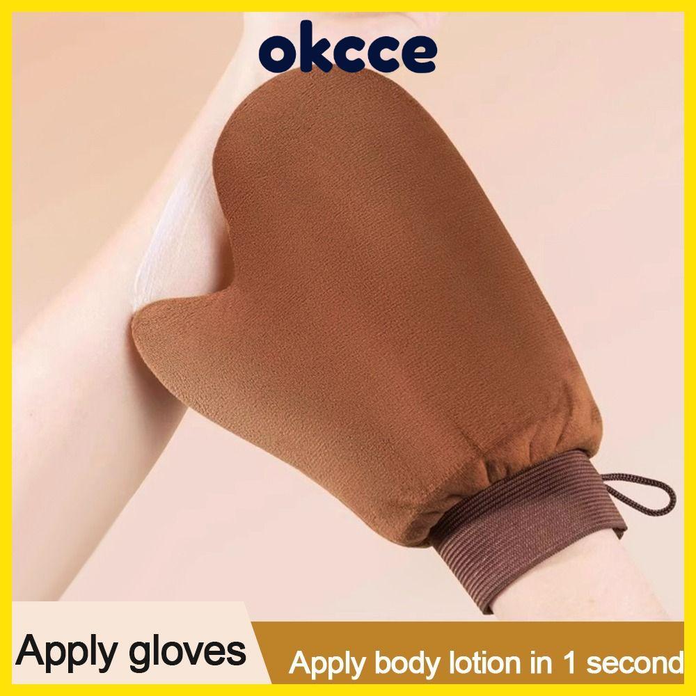 Luva Autobronzeadora OKCCE , Aplicador De Loção Bronzeada Falsa Sem Sol Dupla Face , Escova De Bronzeamento Lavável Para em Oferta na Shopee