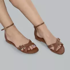 Sandália Vizzano Rasteira Feminina