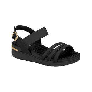 Sandália Modare Papete Feminina Ultraconforto Tiras Tripla Preta em Oferta na Shopee