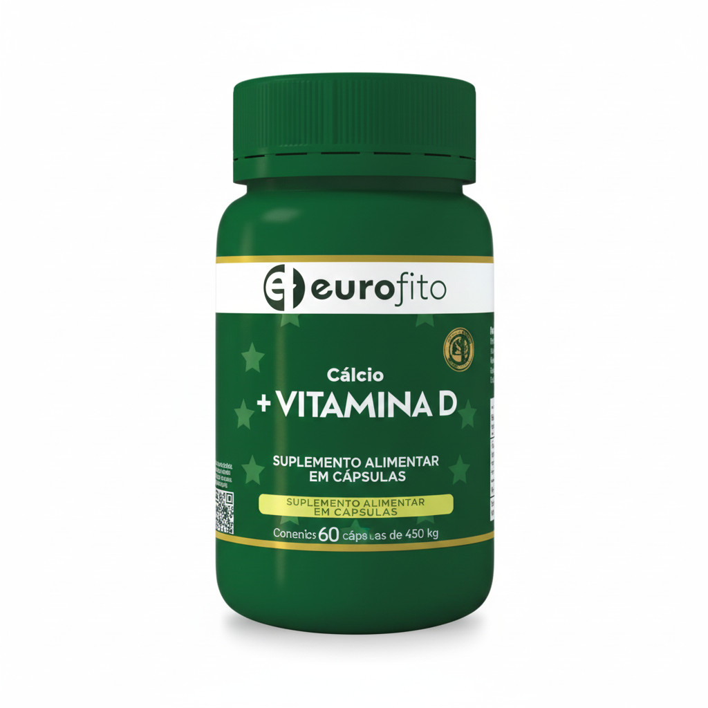 Cálcio + Vitamina D 60 Cápsulas Original