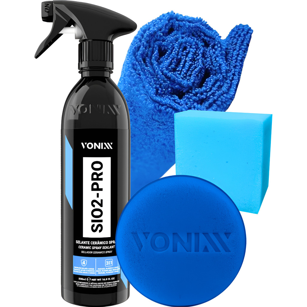Manutenção Vitrificador Diminui Risco Sio2-pro 500ml Vonixx
