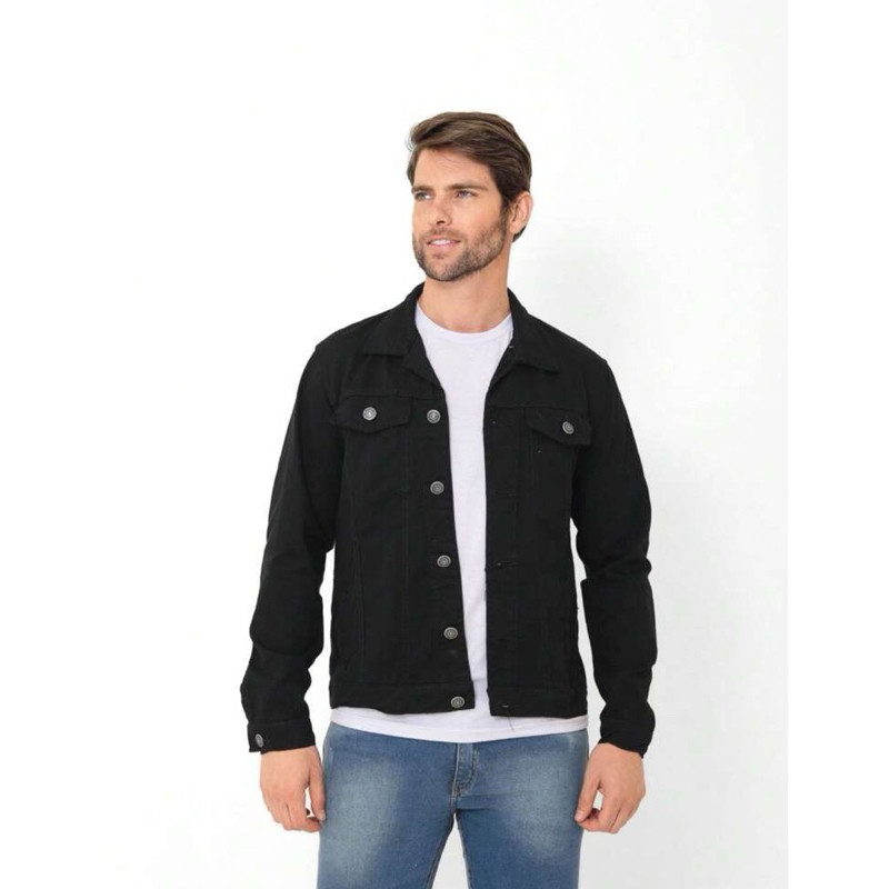 Jaqueta Casaco Masculino Sarja Casual Cores Slim Linha Fino Premium Inverno
