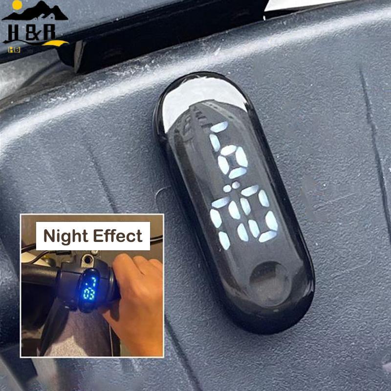 [H & B] Motocicleta Veículo Elétrico Exibição De Tempo A Bordo Relógio Eletrônico Portátil Stiable Display Digital Lumin