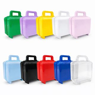 10 Maletinha Acrilica Grande Festa Lembrancinha Maleta Maletinhas Plástico em Oferta na Shopee