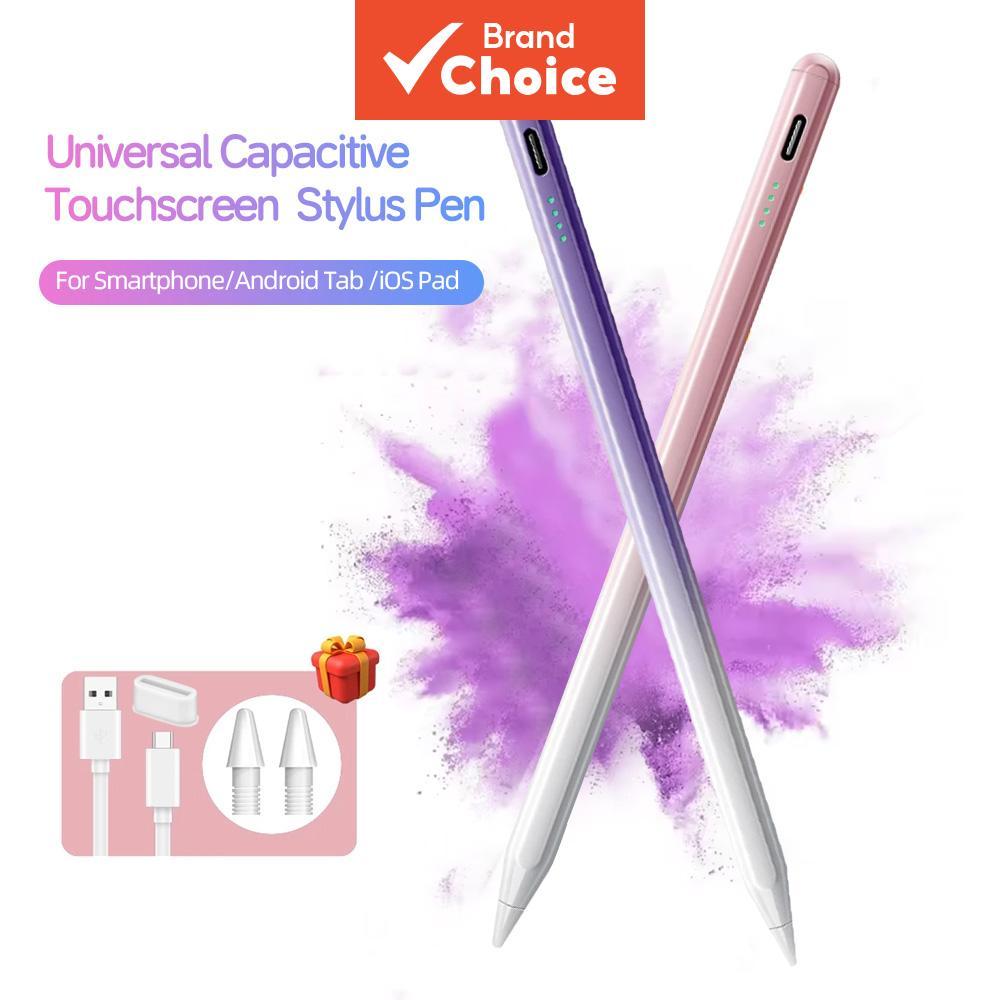  Caneta Stylus Touchscreen Capacitiva Universal TOILEUM Gradiente Roxo Rosa Colorida, Toque Suave para Smartphone