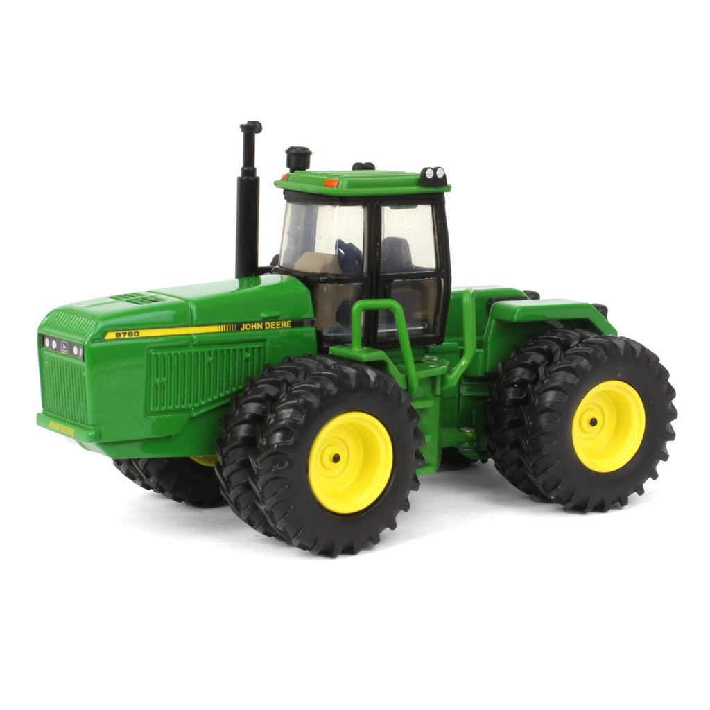 Miniatura Trator Agrícola John Deere 8760 1/64 Rodas Duplas ERTL Metal Diecast